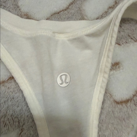 lululemon athletica Cream Racerback Tank Top - Picture 2 of 5
